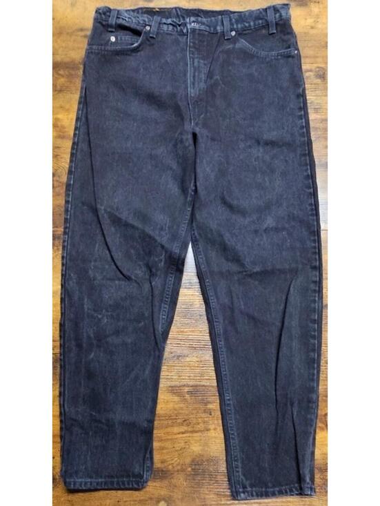 Levi's Other - Vintage Levis 550 Relaxed Fit Tapered Leg 38x30 Black Jeans‎ Made in USA 90's